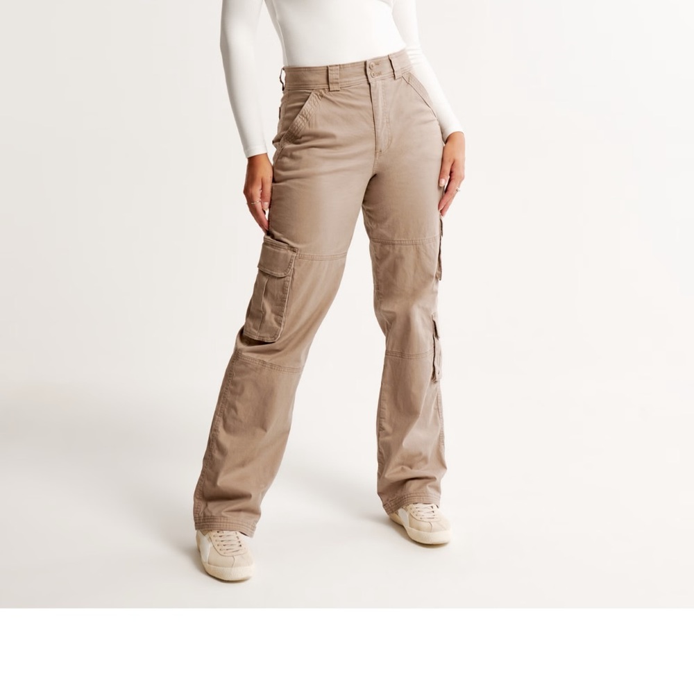 Abercrombie and Fitch curve love relaxed cargo pant
